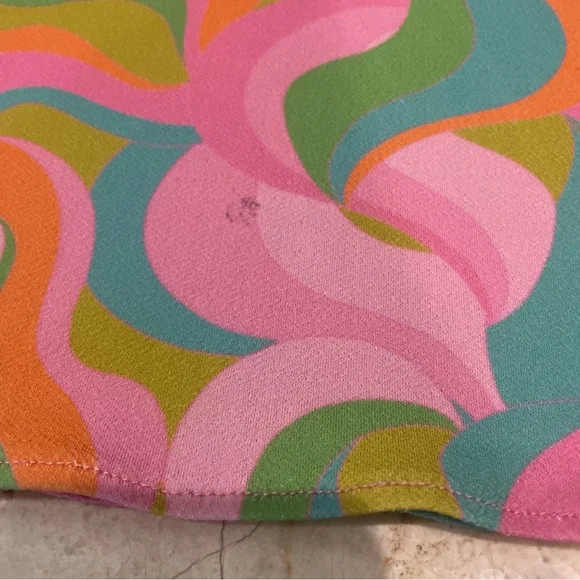 Show Me Your MuMu Pink Multi Halter Mini Dress - Picture 4 of 10